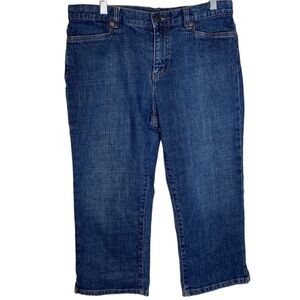 Lauren Jeans Co Ralph Lauren Classic Mid Calf Capri Crop Pant